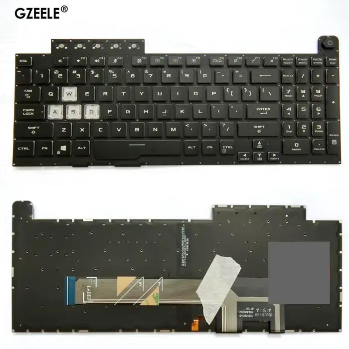 Clavier américain pour ASUS TUF Gaming A15 FA506 FA506iu FA506iv Fa506ii TUF A17 FA706 Fa706ii FA706iu FX506 FX506L FX706 FX706H TUF706