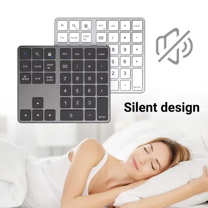 35 touches clavier numérique sans fil 2.4G double Bluetooth