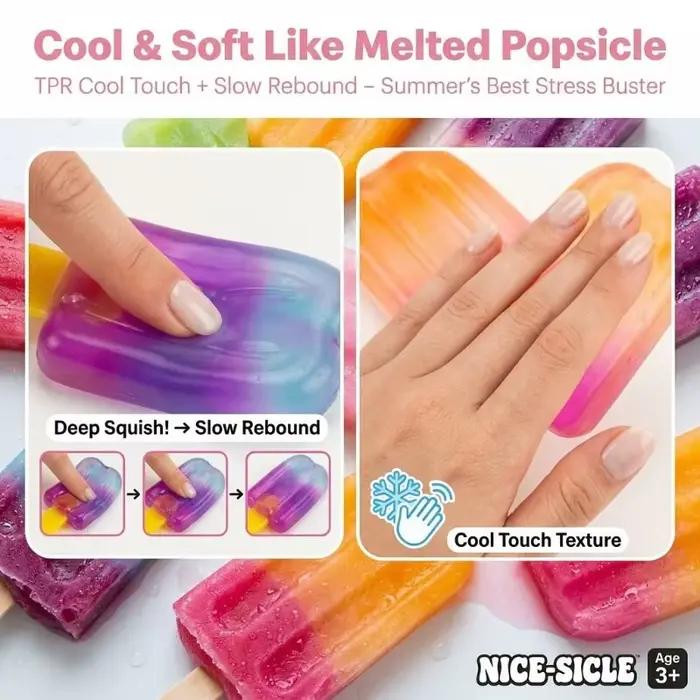 Fuzz Relief Fidget Toy Flower Smile Soft Stress