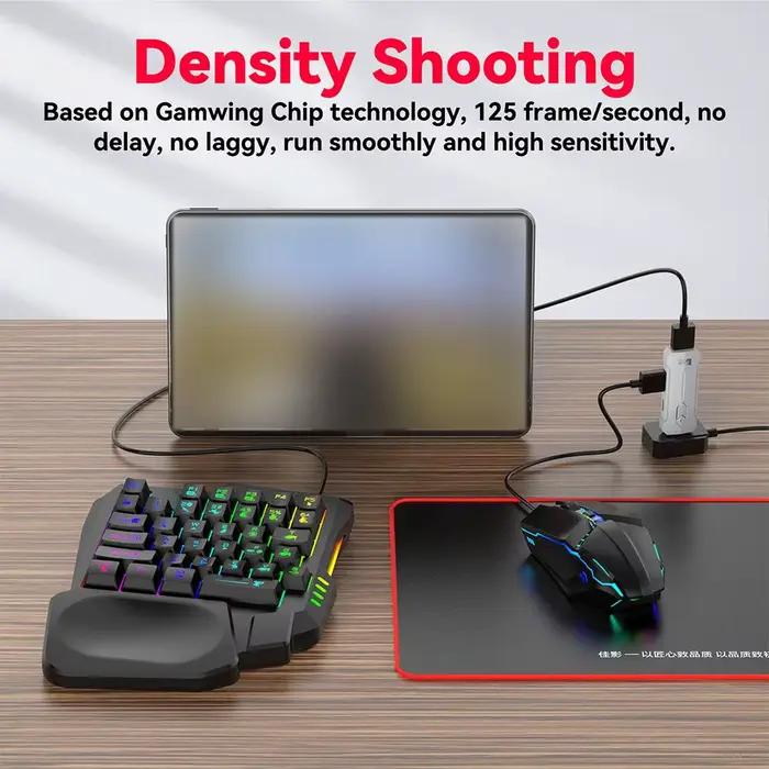Convertisseur de souris de clavier de jeu de contrôleur Mobile 5 en 1 BT 5.3