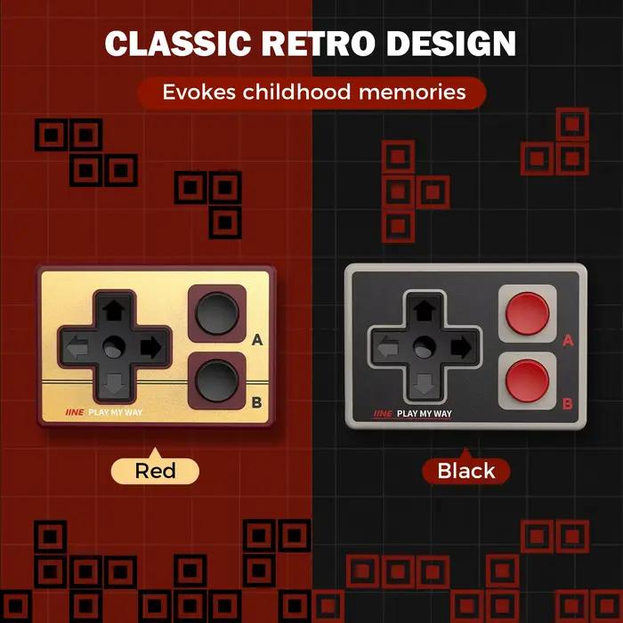 Mini contrôleur rétro Gamebrick IINE/contrôleur Portable/batterie longue durée de vie 10 heures/compatibilité multi-plateforme/prise en charge de la souris
