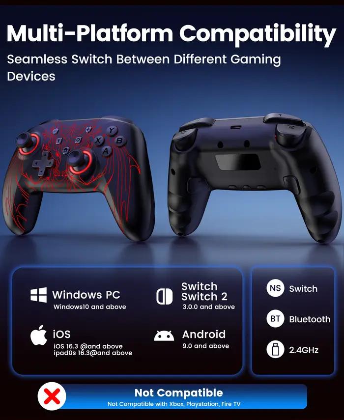 Manette BEBONCOOL pour PC/Switch/Switch2/Android/iOS