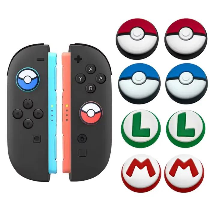 Poignées de Joystick de dessin animé Mario Poke Ball pour nintendo Switch 2