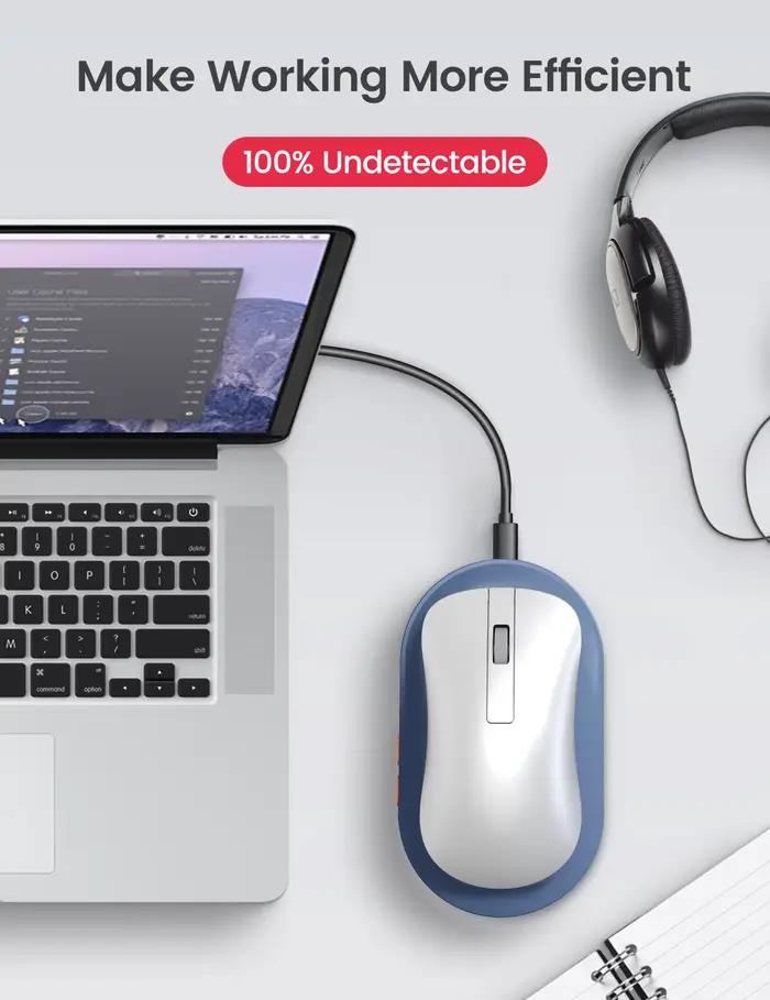 Vaydeer Jiggler de souris indétectable avec adaptateur secteur et simulateur de déplacement