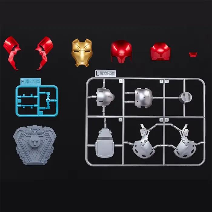 Masque de casque Iron Man Original, 9 Styles, Machine de guerre MK16 MK42 MK85 Tony Stark, jouets DIY, modèle figurine d'action, cadeau assemblé