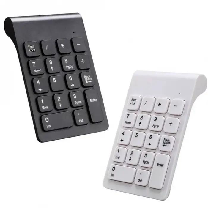 2.4G Portable sans fil USB 18 touches pavé numérique clavier