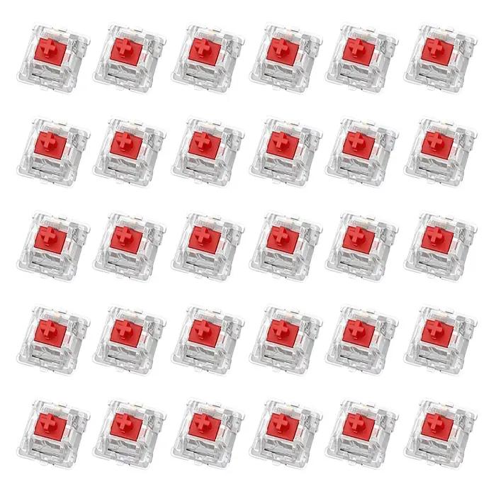 Lot de 30 interrupteurs de clavier à axe transversal