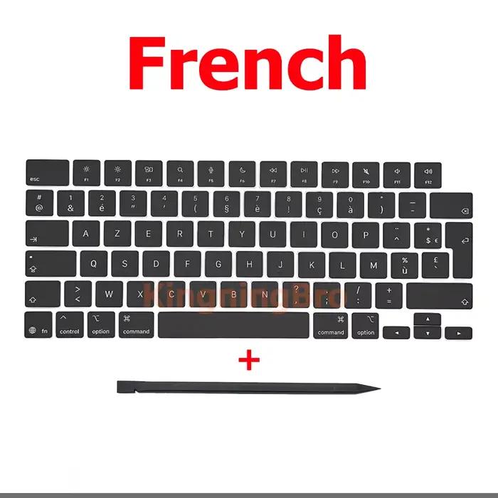 Nouveau ordinateur portable A3240 A3241 Keycaps touches capuchon pour Macbook Air Retina M4 13.6 "15.3" M4 réparation de clavier noir 2025