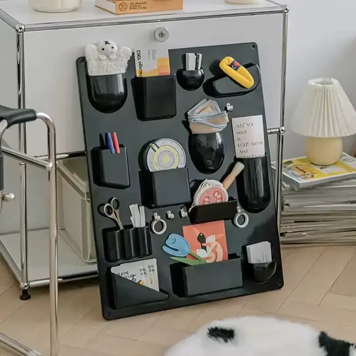 Crochet Mural de Rangement T1 pour Bureau, Cuisine, Atinclusion, Salles de Bain, Chambres d'Enfants, Différentes Tailles Progressives, Clips