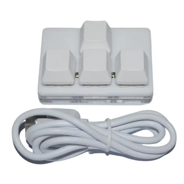 Clavier 4 touches flèches directionnel personnalisable programmation USB échangeable pour gamers et étudiants occasions spéciales