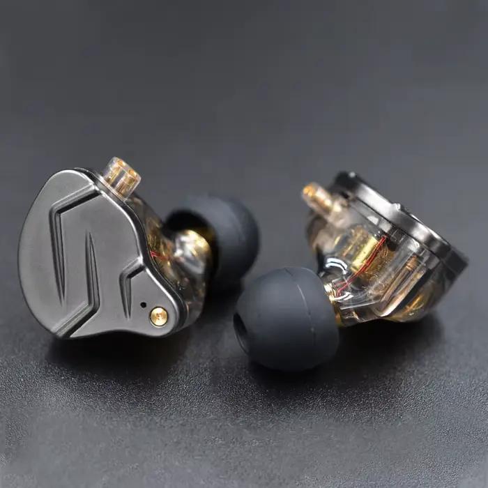 KZ ZSN PRO 1DD + 1BA casque métallique HIFI hybride dans l'oreille écouteur 2 broches câble remplaçable