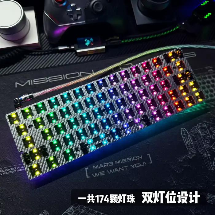 Clavier de jeu Everglide AE64 Pro HE avec interrupteurs magnétiques à effet Hall