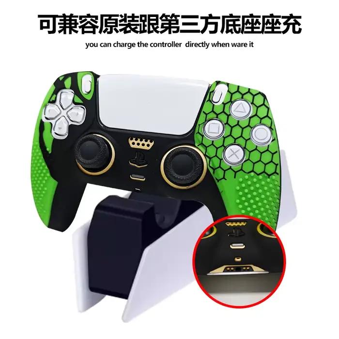 Coque de protection en silicone souple pour manette de jeu Playstation 5