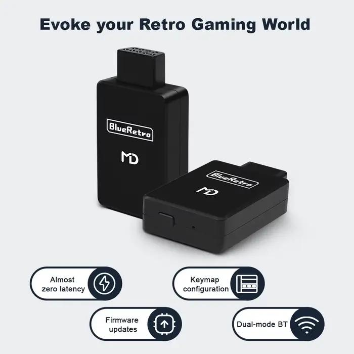 Adaptateur de contrôleur sans fil RetroScaler Blueretro pour console de jeu