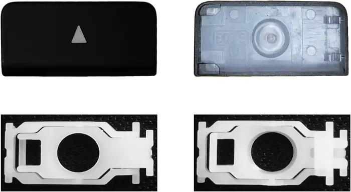 Clavier de remplacement avec touches fléchées haut/bas et charnière pour MacBook Pro A2141 A2442 A2485 A2251 A2289 A2179 A2337 A2338 A2681