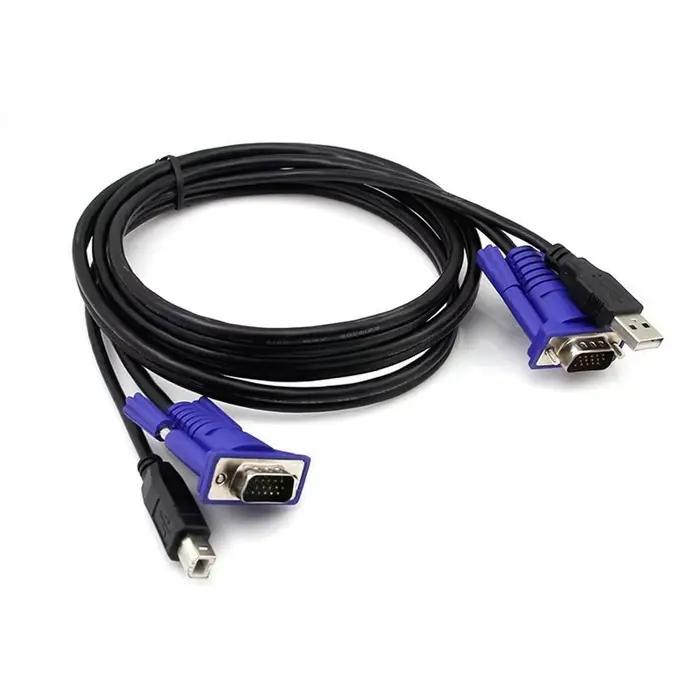Boîtier de commutation KVM avec 4 ports USB 2.0