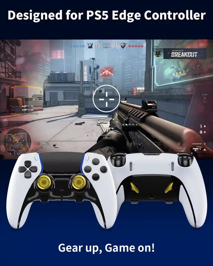 2 pièces de joysticks métalliques personnalisés pour manette PS5 Edge