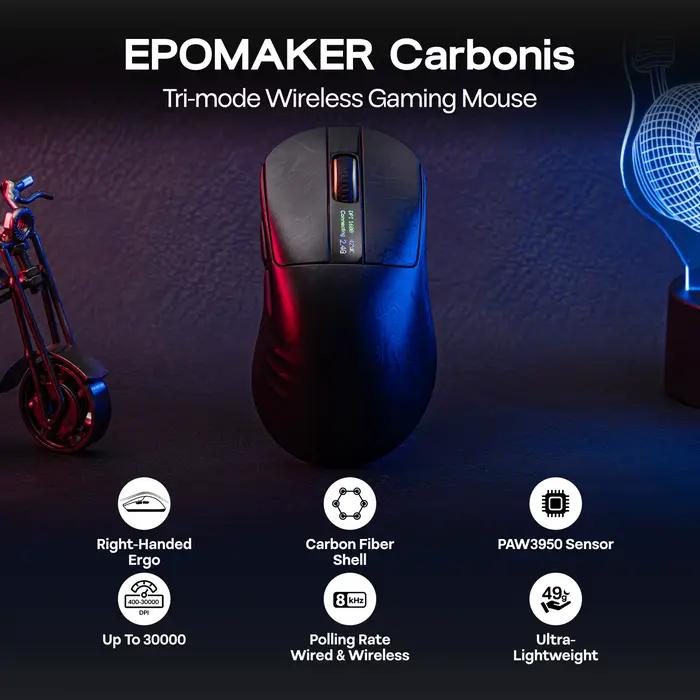 Souris de jeu EPOMAKER Carbonis