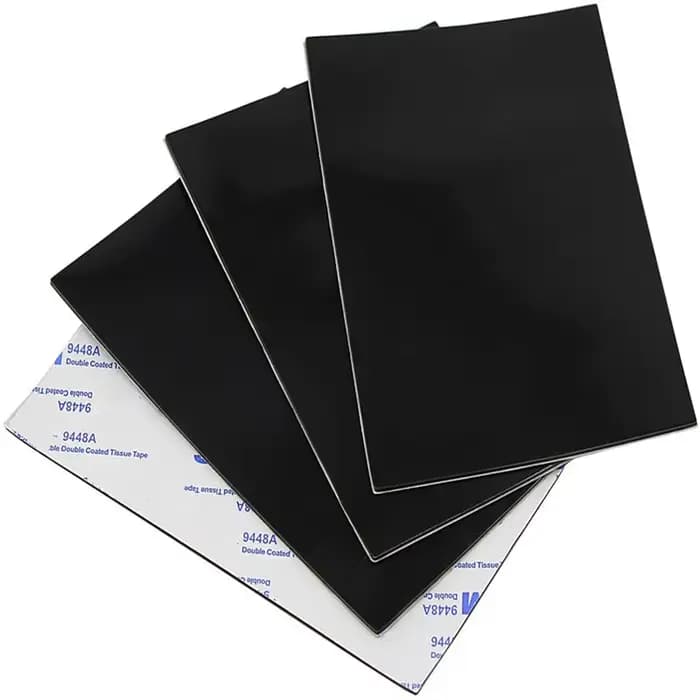 Tampons en plastique en caoutchouc de silicone anti-alde, 10cm x 16cm x 2mm, virus auto-adhésifs non ald pour meubles