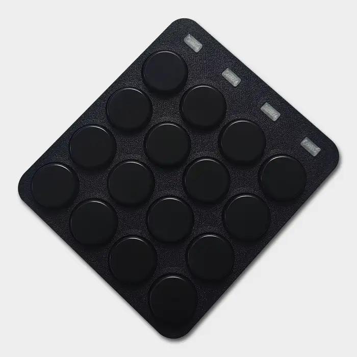 QMK Mini clavier 4x4, commutateurs mécaniques à faible profit