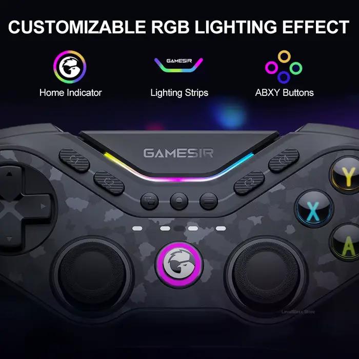 Tarantula Pro T3 Pro contrôleur de jeu sans fil avec Gamesir mag-res TMR bâtons effet d'éclairage rvb pour Switch PC IOS