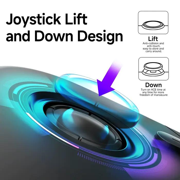 Contrôleur de poche sans fil pour Switch/Switch2/Android/iOS/PC/Steamdeck manette de jeu Bluetooth avec Joystick