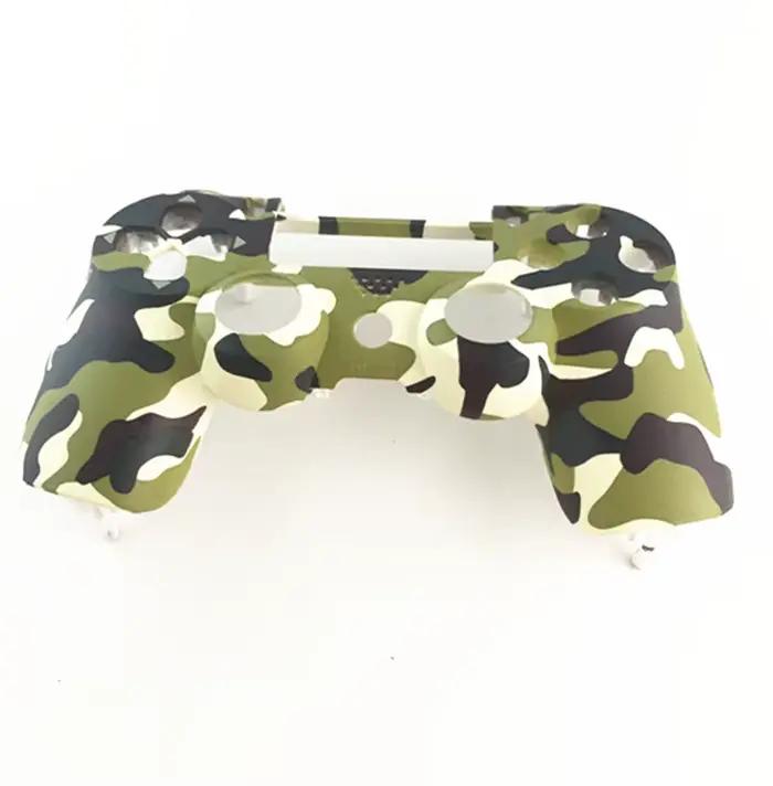 Soft Touch Grip boîtier avant Shell Faceplates Cover pour PS4 Contrmatérielle Dualshock 4 Gamepad JDM-001 JDM-011