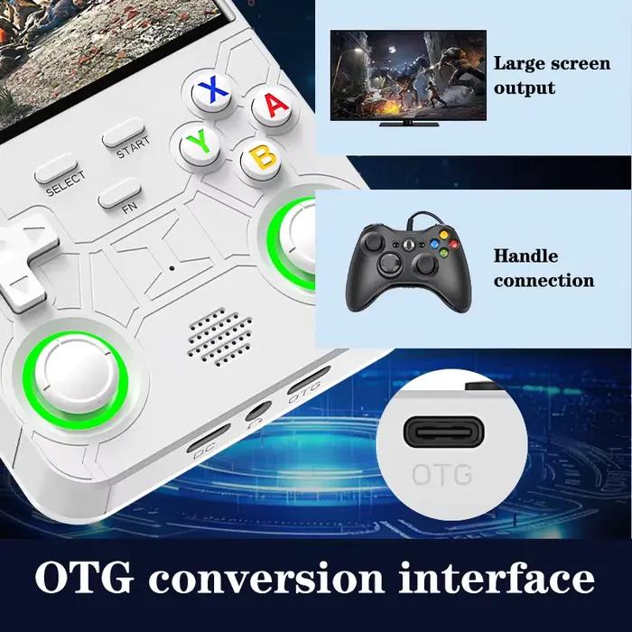 R36 Ultra Console Portable rétro jeu 4 ''écran IPS joueurs de jeu portables émulateur lecteur vidéo de poche 64G/128G 20000 + jeux