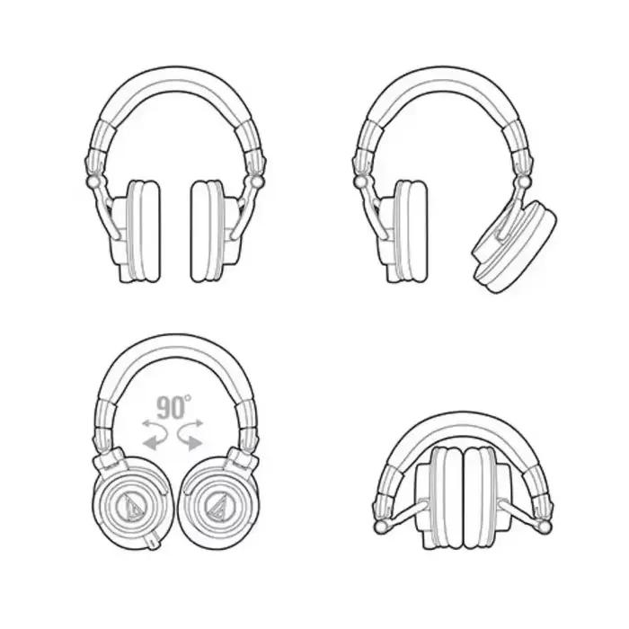 Casque audio professionnel Audio-Technica ATH-M50x