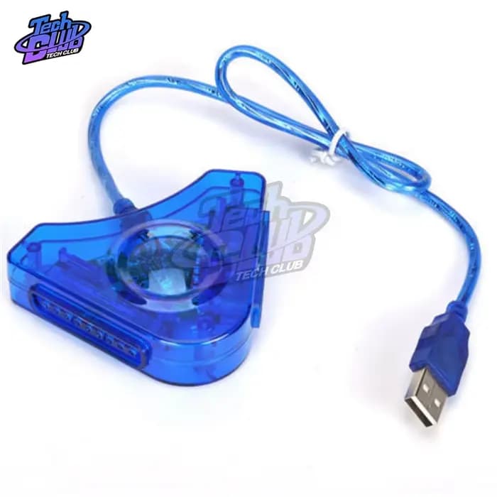 Câble de convertisseur adaptateur de manette de jeu de contrôleur USB pour PlayStation 2 PS1 PS2 Joypad vers jeux PC double Ports