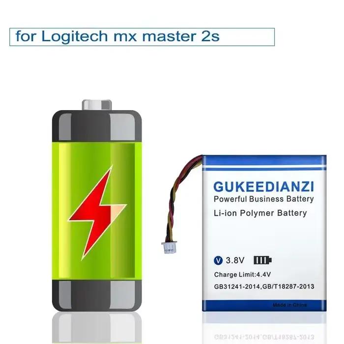 Batterie de souris MX Ergo (533-000120) pour Logitech mx master 2s partout 2 partout2 950mAh haute capacité