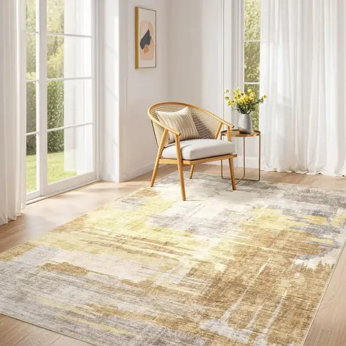 Tapis d'art abstrait moderne