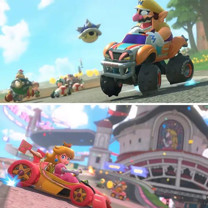 Mario Kart World Nintendo Switch 2 Juegos Offres de jeux Support de carte de jeu physique Multijoueur en ligne