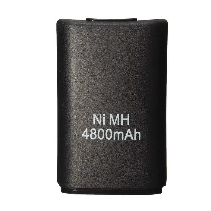 Batterie Rechargeable 4800mAh avec 1 câble de chargement pour manette de jeu Xbox 360