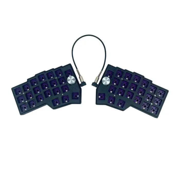 Corne V4.1 Split Ergonomics Clavier mécanique MX remplaçable à chaud filaire South RGB VIAL boutons entièrement rogrammables Version en option