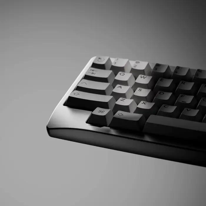 KBDfans Agar Keyboard kit version EC avec plaque aluminium argentée sans interrupteurs EC