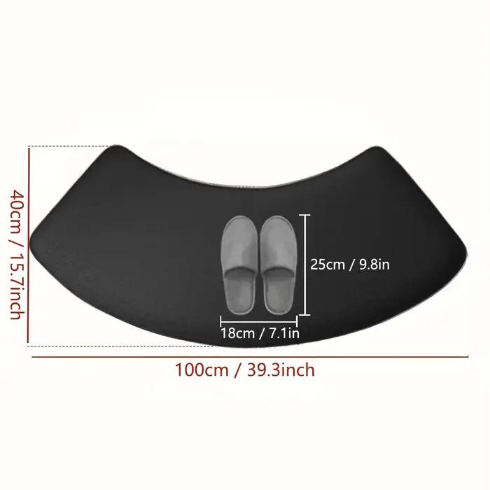 Tapis absorbant épais pour salle de bain, curvo, pour porte de salle de douche, toilettes, pieds de salle de bain, antidérapant, d'entrée