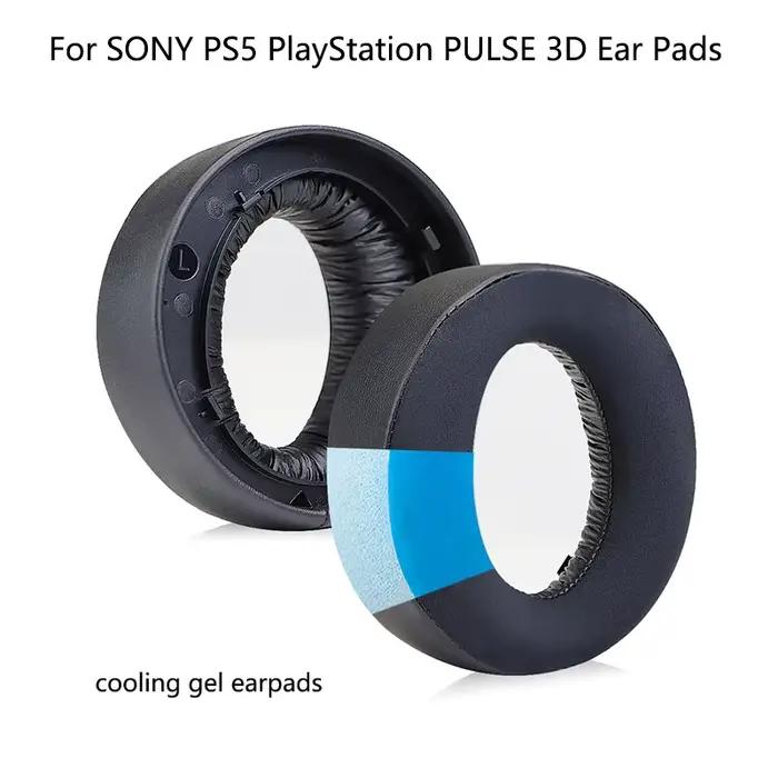 Coussinets d'oreille DIXSG pour casque SONY PS5 Pulse 3D matériau respectueux de l'environnement confortable et personnalisable pour gamer occaions de jeu et cadeaux
