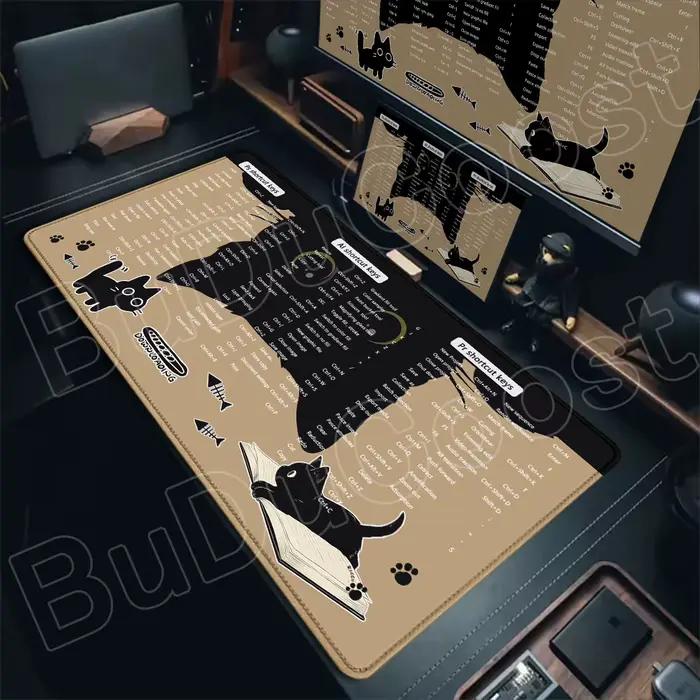 Tapis de souris avec raccourcis clavier en anglais PS AI PR