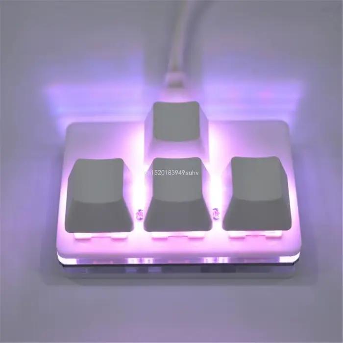 Clavier 4 touches flèches directionnel personnalisable programmation USB échangeable pour gamers et étudiants occasions spéciales