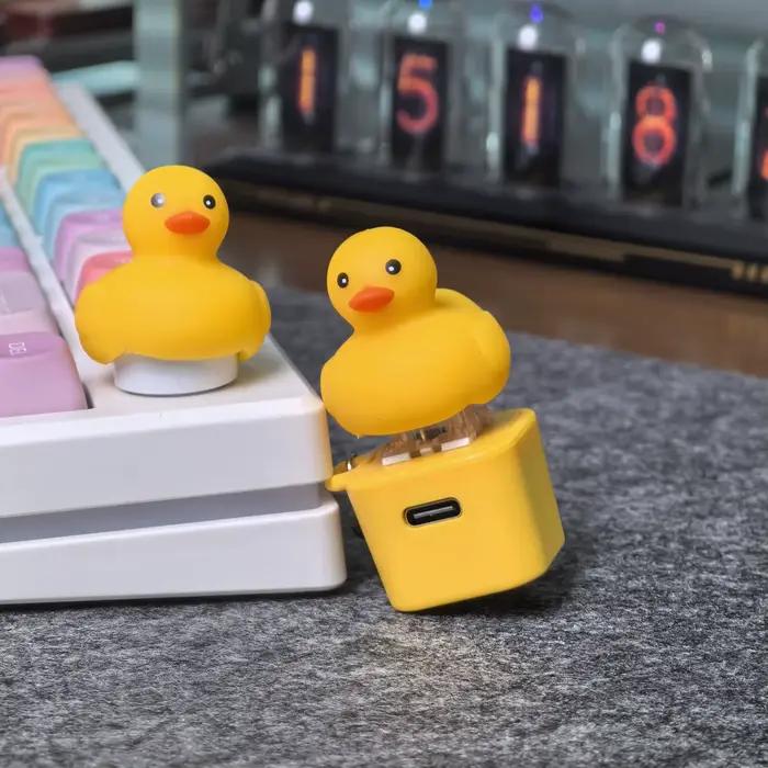 Quacky canard clavier Fidget jouets porte-clés