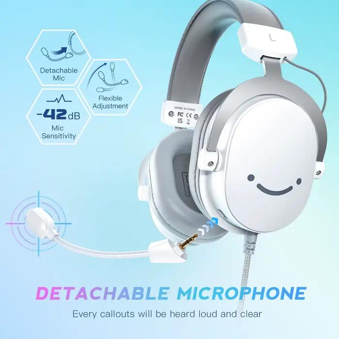 FIFINE – casque de jeu USB avec son Surround 7.1/prise 3.5mm/Microphone