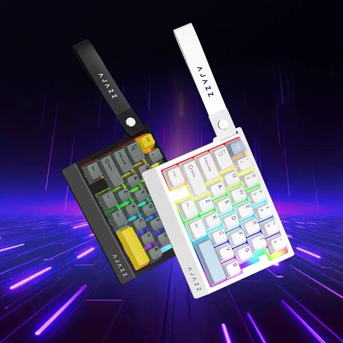 AJAZZ AK029 clavier de jeu filaire à une main HE interrupteur magnétique 29 touches rvb 8000Hz Mini