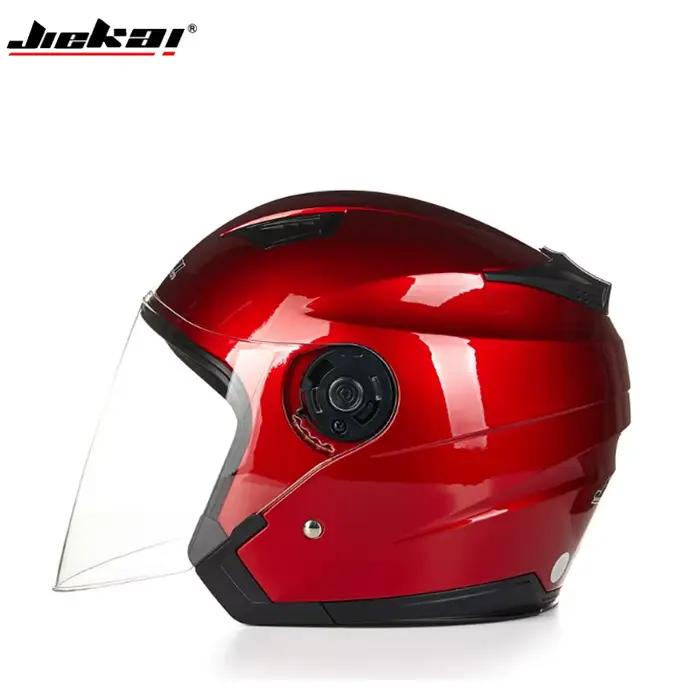 Casque de moto électrique à double lentille