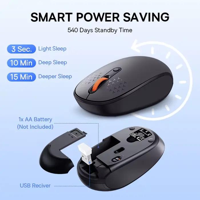 Baseus souris Bluetooth ordinateur sans fil 1600DPI