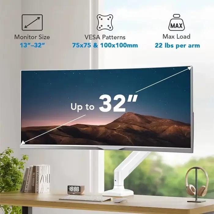 Support de moniteur unique pour écrans de 13″ à 35″