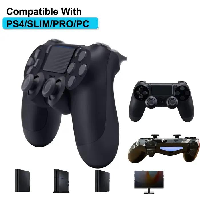 Contrôleur sans fil pour PS4 Console Gamepads Support Bluetooth pour Playstation 4 Slim/Pro Joystick pour IOS/PC/Android/Vapeur