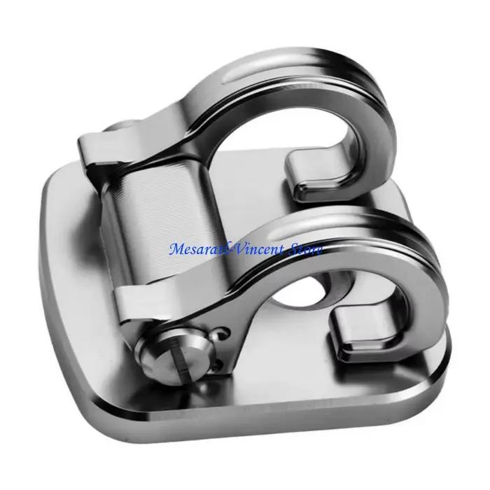 Support robuste A70F construction en aluminium sécurisée pour utilisation vélo occasions spéciales occasions quotidiennes pour cyclistes passionnés de moto avec installation facile en aluminium robuste pour tenir sacs à dos sacs de courses équipements de sport en couleur argent bleu or rouge violet