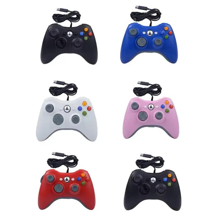 Manette de jeu filaire pour Xbox 360 avec double vibration