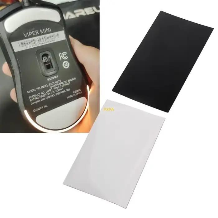 1 pack eSports Gaming Mouse Pied Feet DIY 100x60 mm / blanc